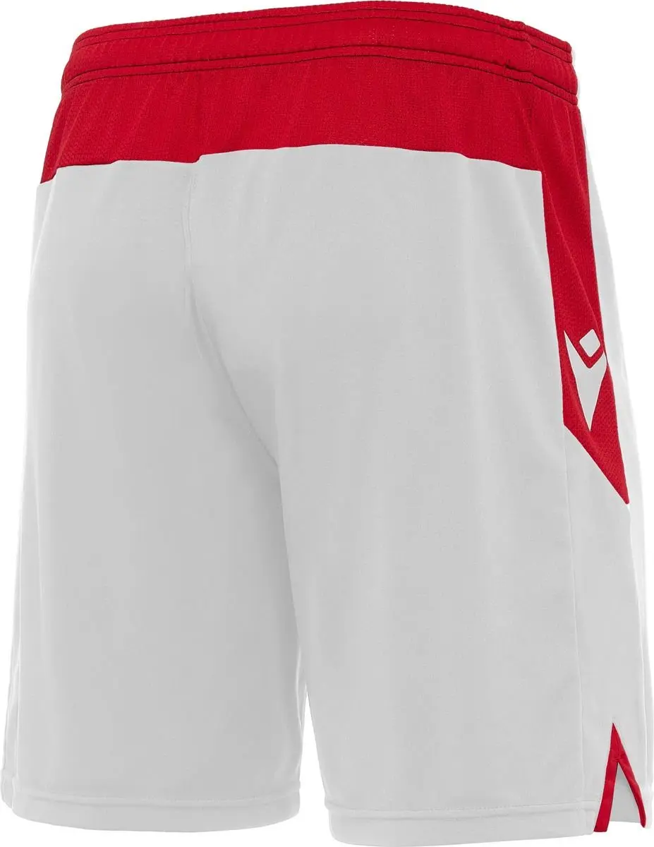 Macron Tempel Short Heren Wit/Rood - XXL