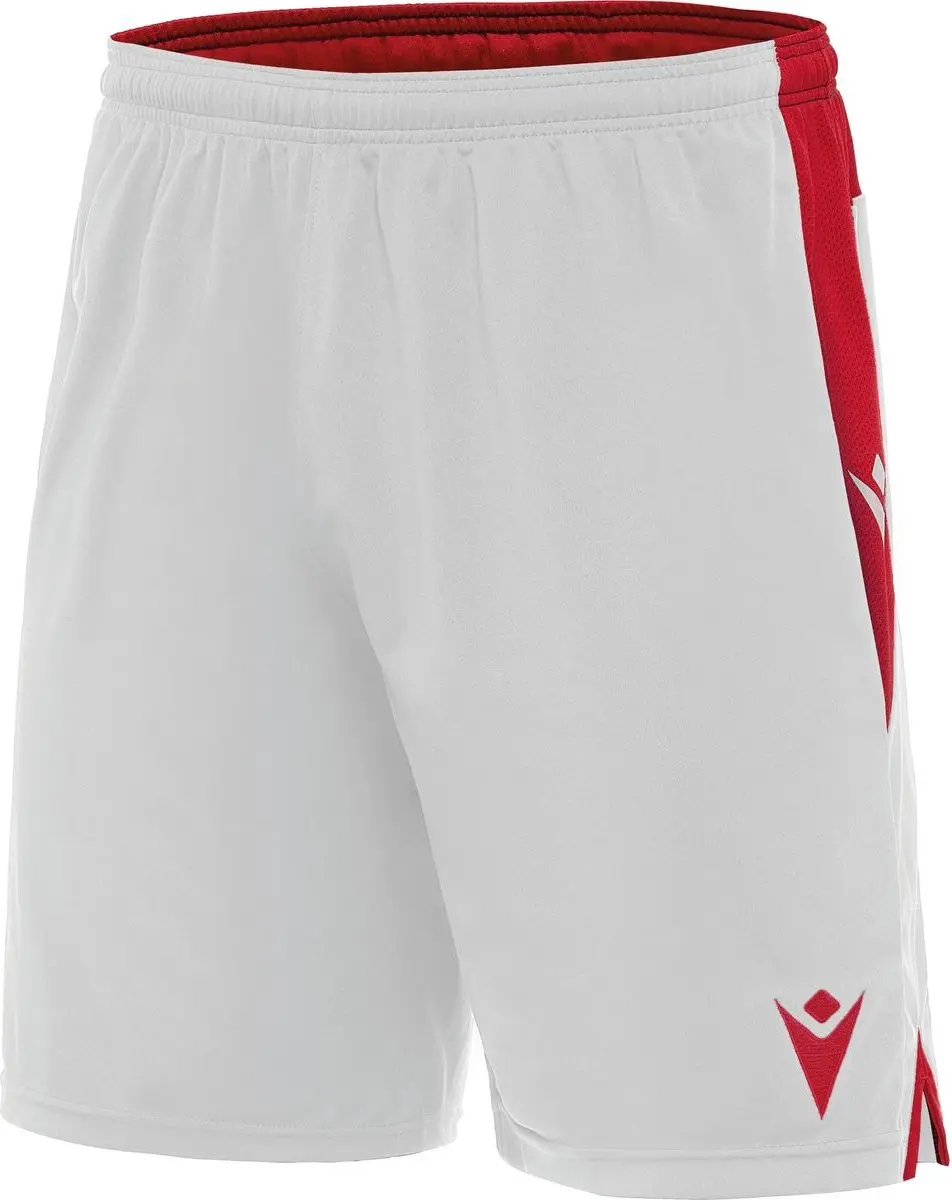 Macron Tempel Short Heren Wit/Rood
