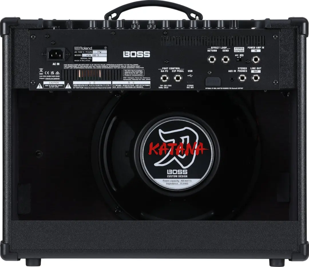 BOSS Katana 100 Gen 3 Gitaarversterker Combo 100W - Zwart - afbeelding 6 van 6