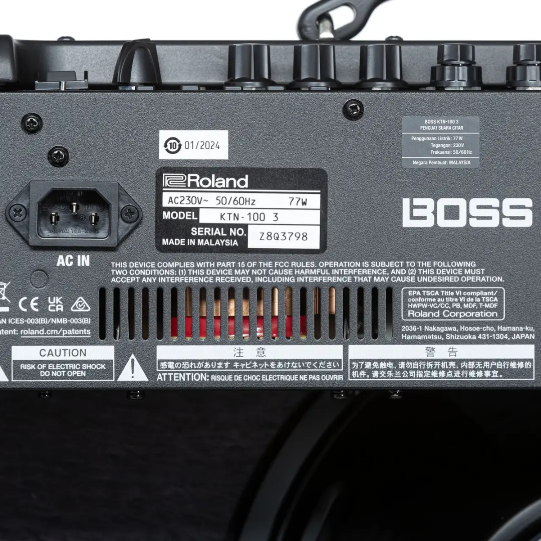 BOSS Katana 100 Gen 3 Gitaarversterker Combo 100W - Zwart - afbeelding 5 van 6