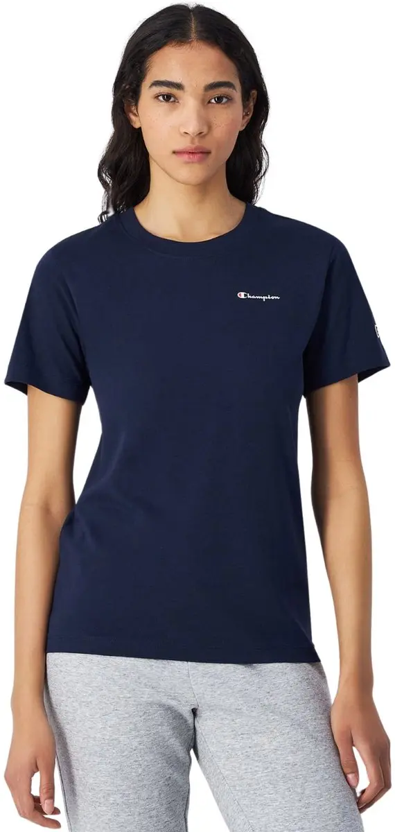 Champion Dames T-shirt Donkerblauw