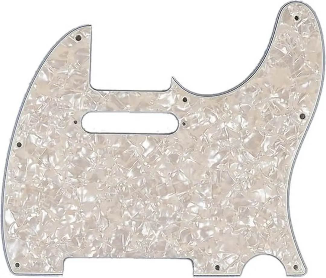 Fender Standard Tele Pickguard 4-laags Parchment Moto