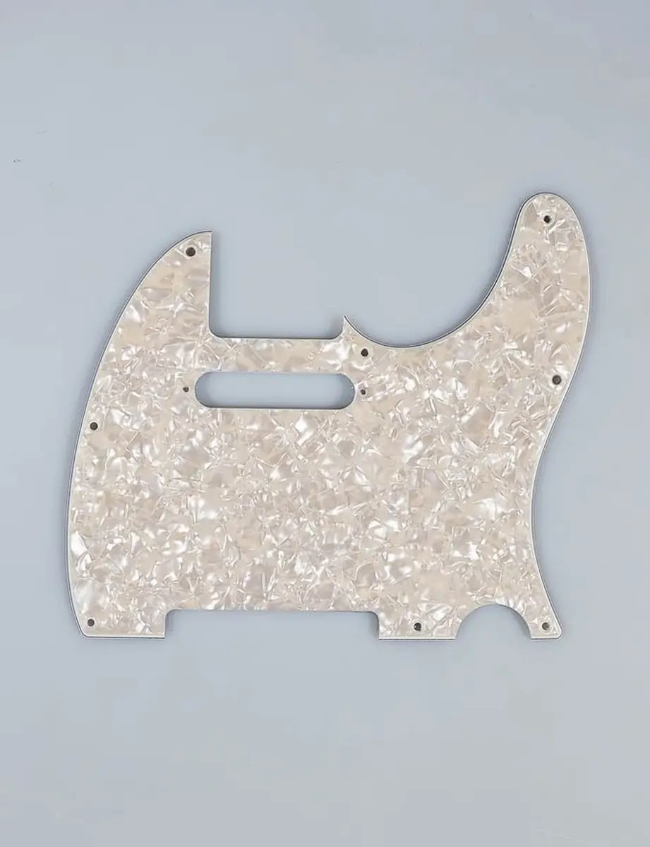 Fender Standard Tele Pickguard 4-laags Parchment Moto - afbeelding 2 van 2