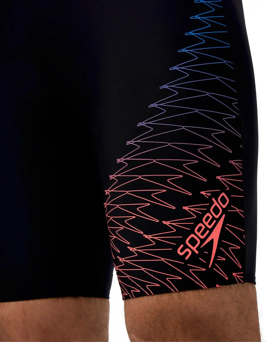 Speedo Eco Medley Logo Jammer Heren - XXL - Zwart/Rood/Blauw