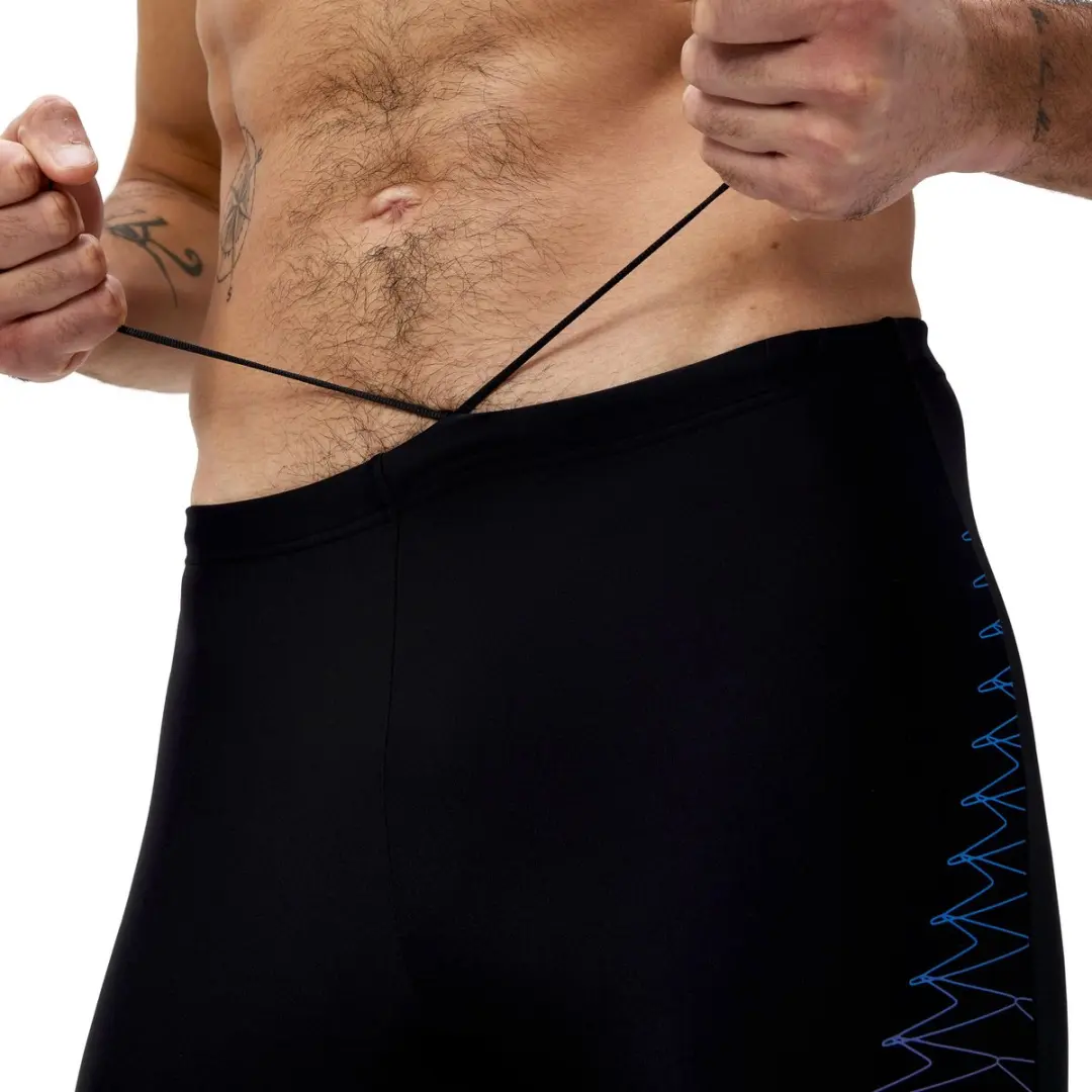 Speedo Eco Medley Logo Jammer Heren - XXL - Zwart/Rood/Blauw