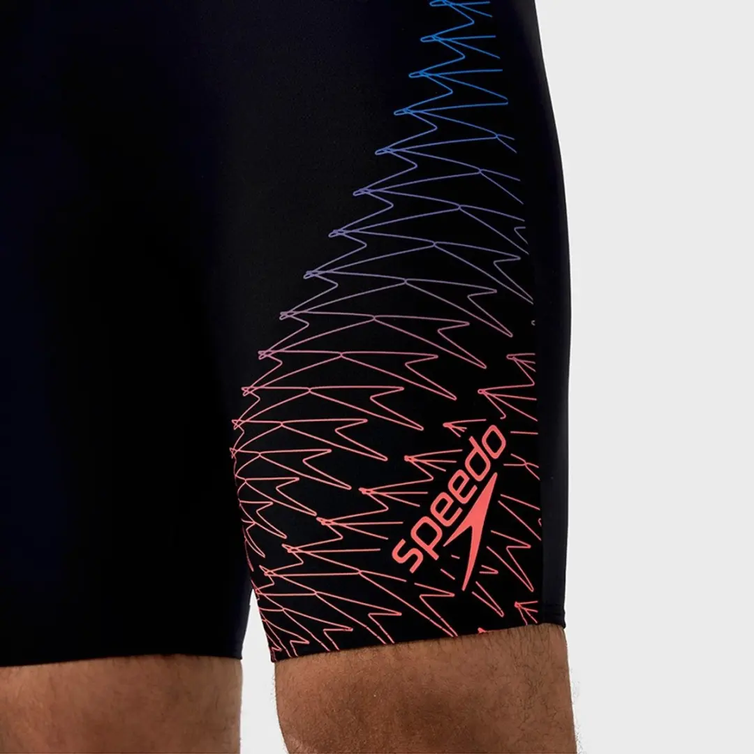 Speedo Eco Medley Logo Jammer Heren - XXL - Zwart/Rood/Blauw