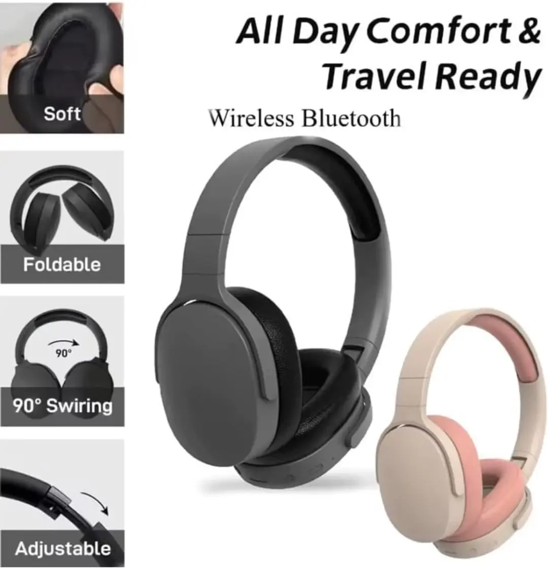 ECTEATOY Draadloze Over-Ear Gaming Headset 562615154 - Roze - afbeelding 4 van 6