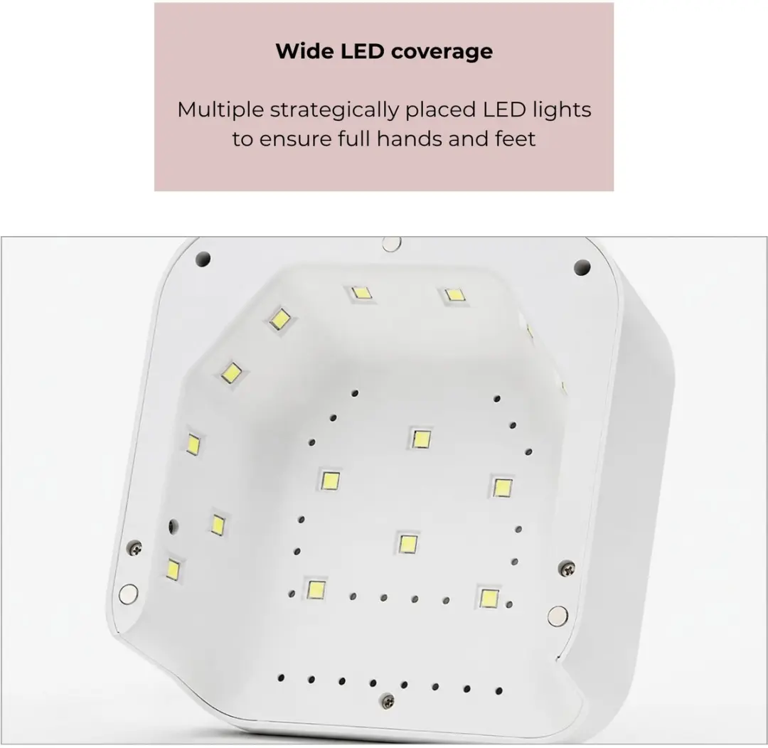 Canni UV LED Nagellamp 48W - 14x14cm