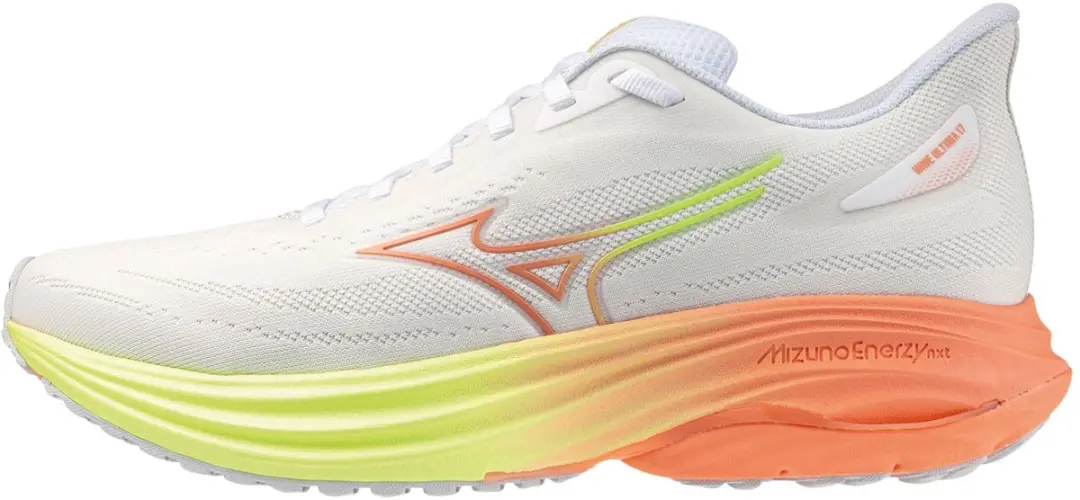 Mizuno Wave Ultima 17 Dames Hardloopschoenen 41 - Wit/Geel/Orange
