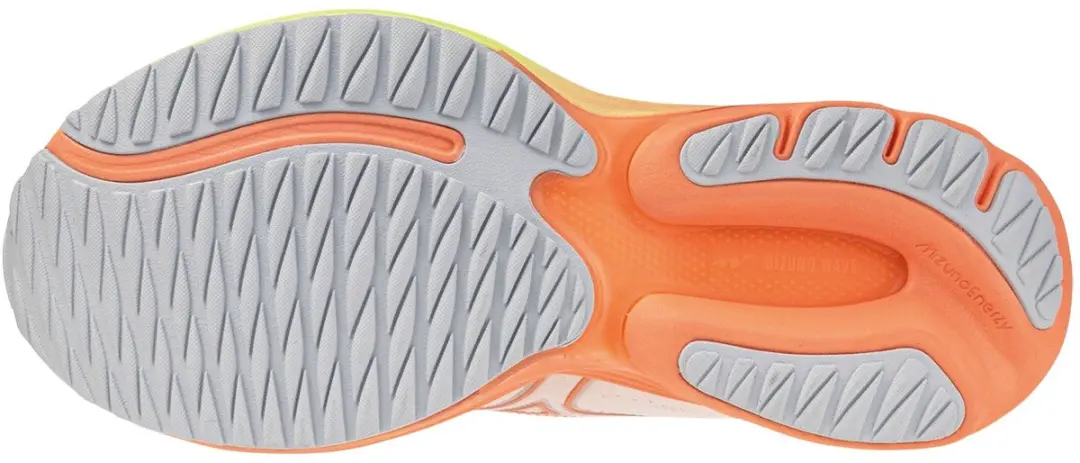 Mizuno Wave Ultima 17 Dames Hardloopschoenen 41 - Wit/Geel/Orange