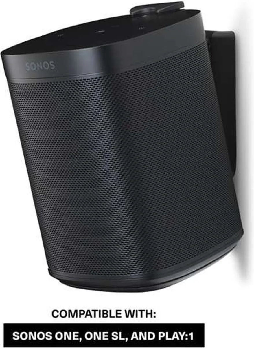 Flexson Sonos Era 100 Muurbeugel - FLXE100WM1021 - Zwart - afbeelding 6 van 6