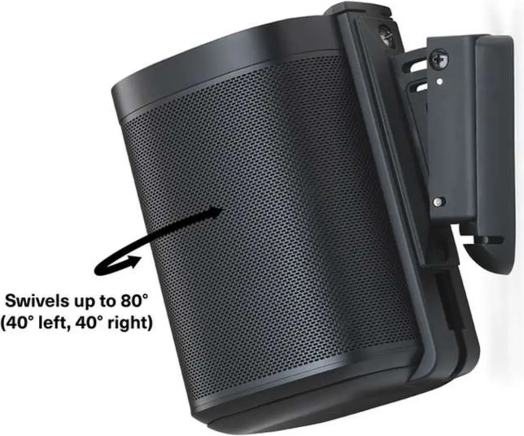 Flexson Sonos Era 100 Muurbeugel - FLXE100WM1021 - Zwart - afbeelding 4 van 6