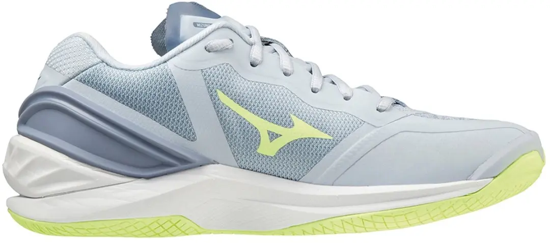 Mizuno Wave Stealth Neo Dames Schoenen - Lichtblauw/Limegroen