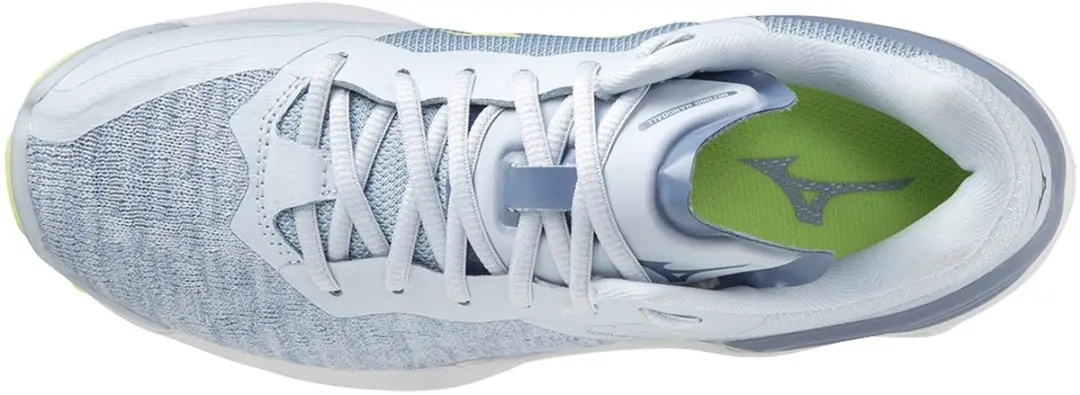 Mizuno Wave Stealth Neo Dames Schoenen - Lichtblauw/Limegroen