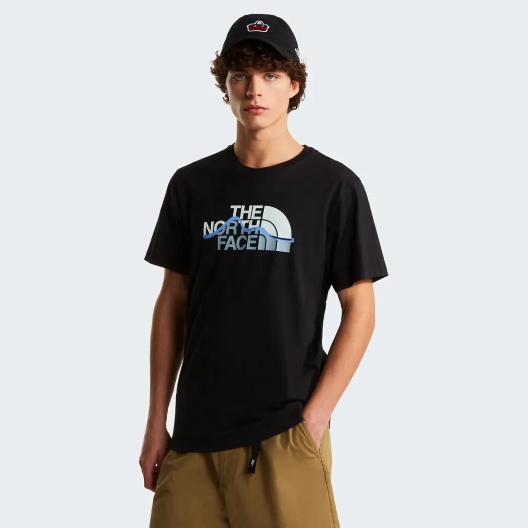 The North Face Mountain Line Regular Graphic T-shirt - XXL - Zwart