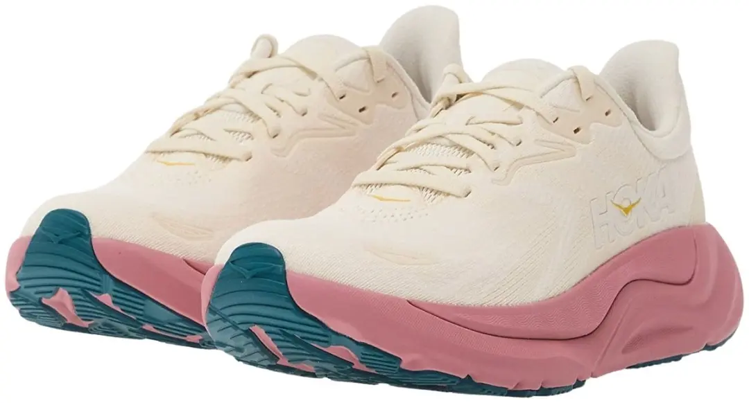 Hoka Arahi 8 Dames Hardloopschoenen - 40 2/3 - Off White/Rozeblauw - afbeelding 6 van 6