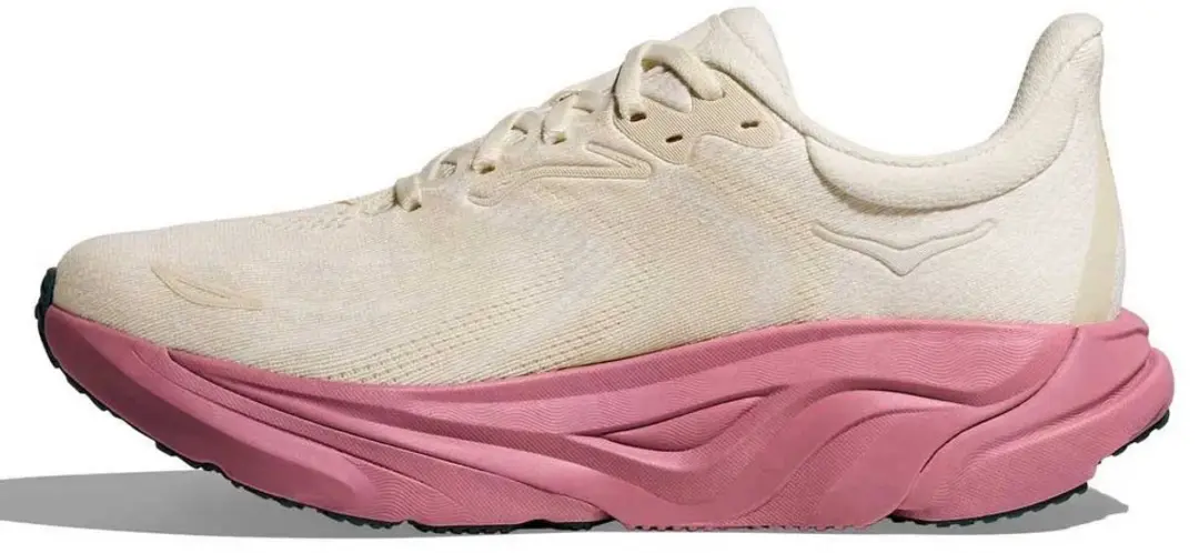 Hoka Arahi 8 Dames Hardloopschoenen - 40 2/3 - Off White/Rozeblauw