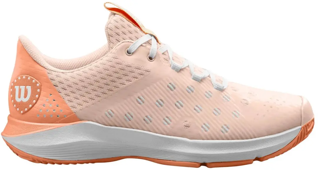 Wilson Hurakn Dames Padel Sportschoenen Smashcourt Orange - WRS329210
