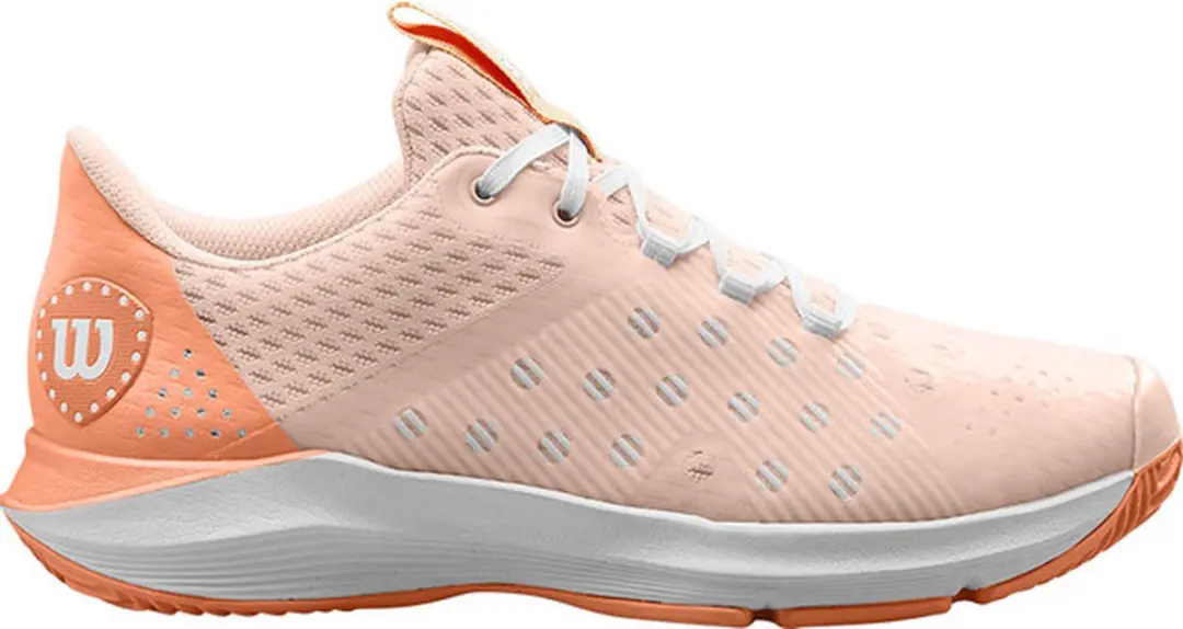 Wilson Hurakn Dames Padel Sportschoenen Smashcourt Orange