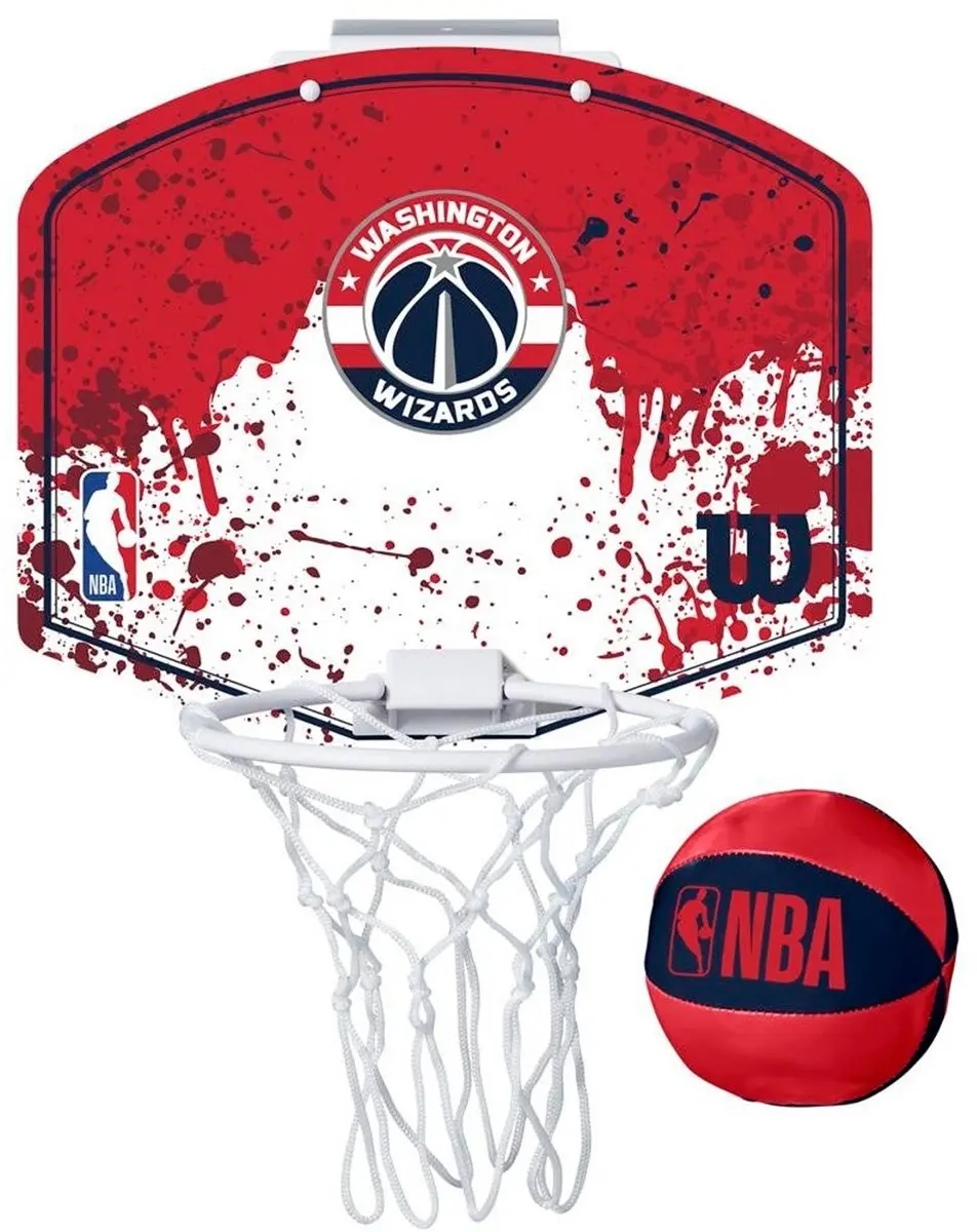 Wilson Team Mini Hoop NBA Wizards Set