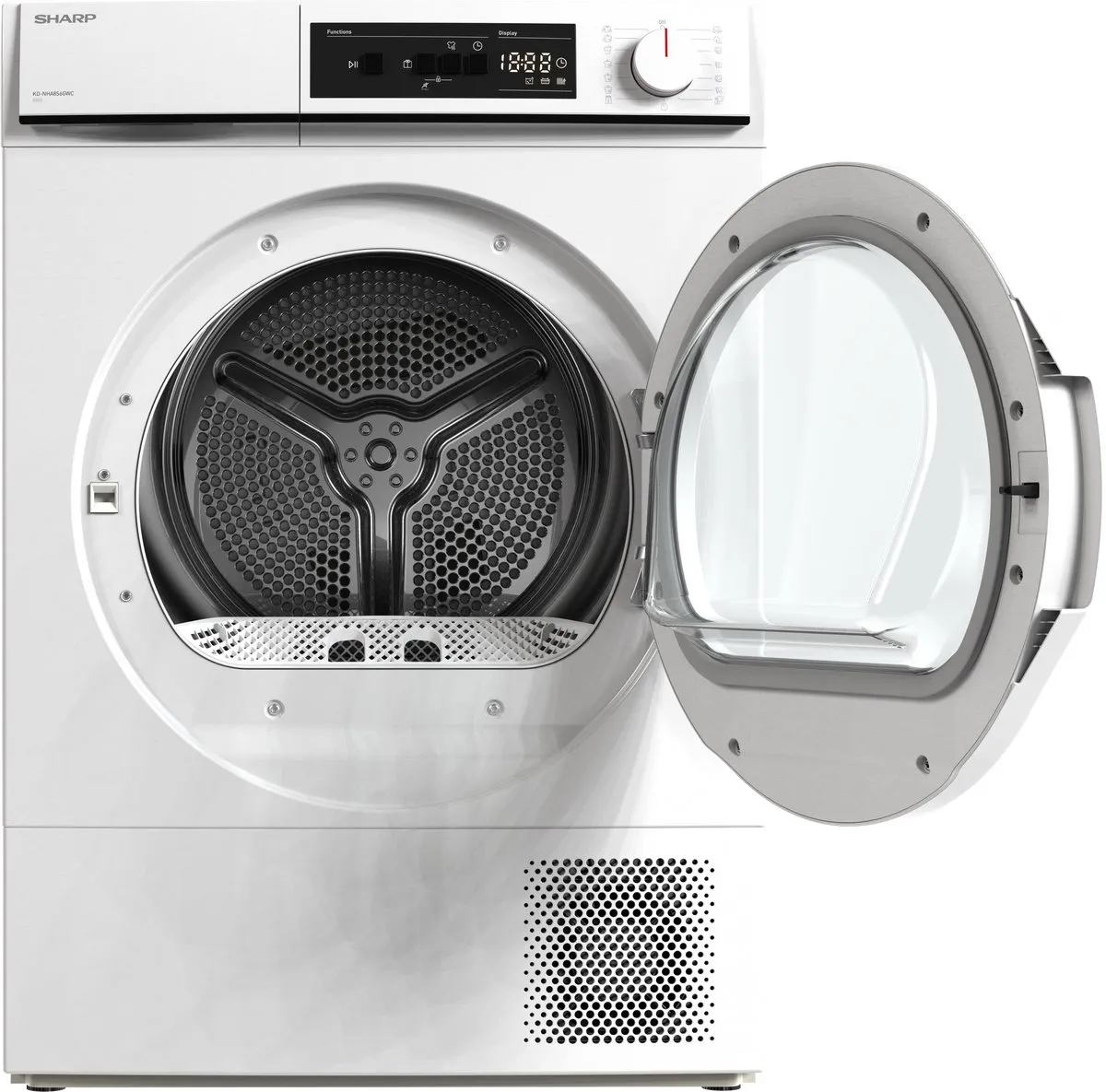 Sharp KDNHA8S6GWCCB Warmtepompdroger 8 kg - Wit