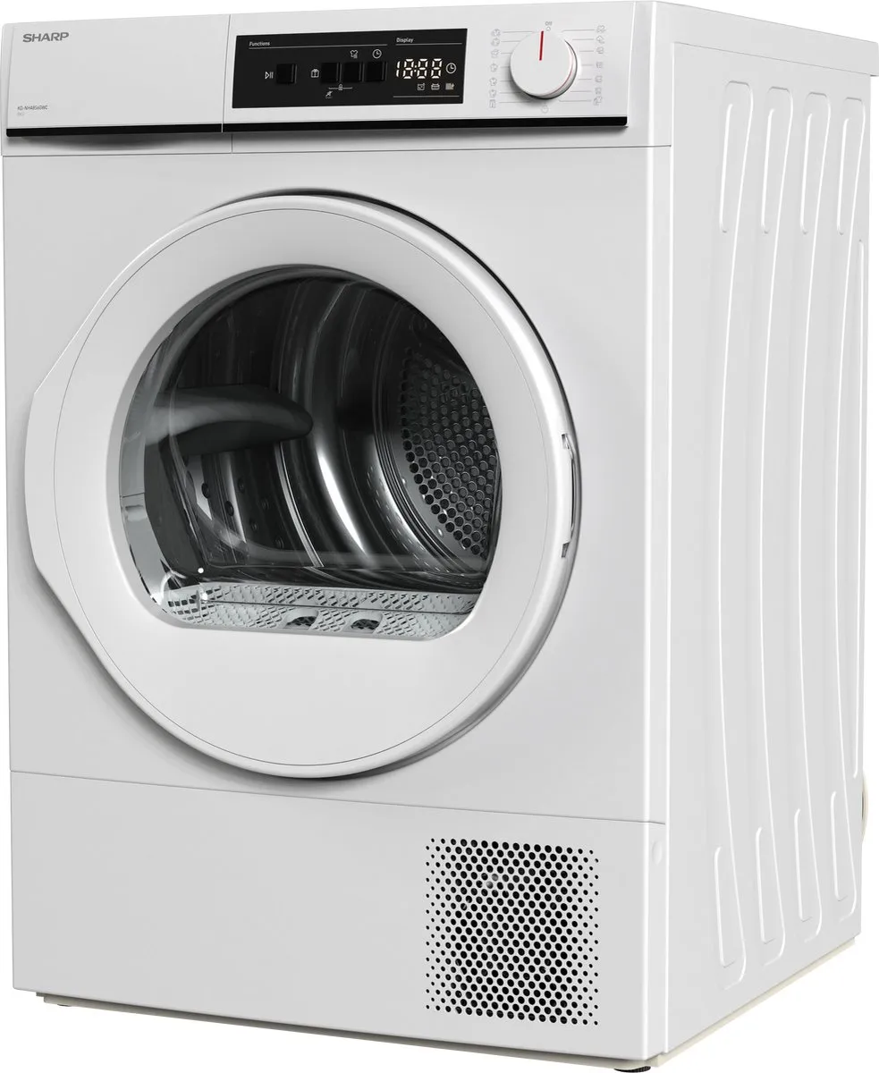 Sharp KDNHA8S6GWCCB Warmtepompdroger 8 kg - Wit