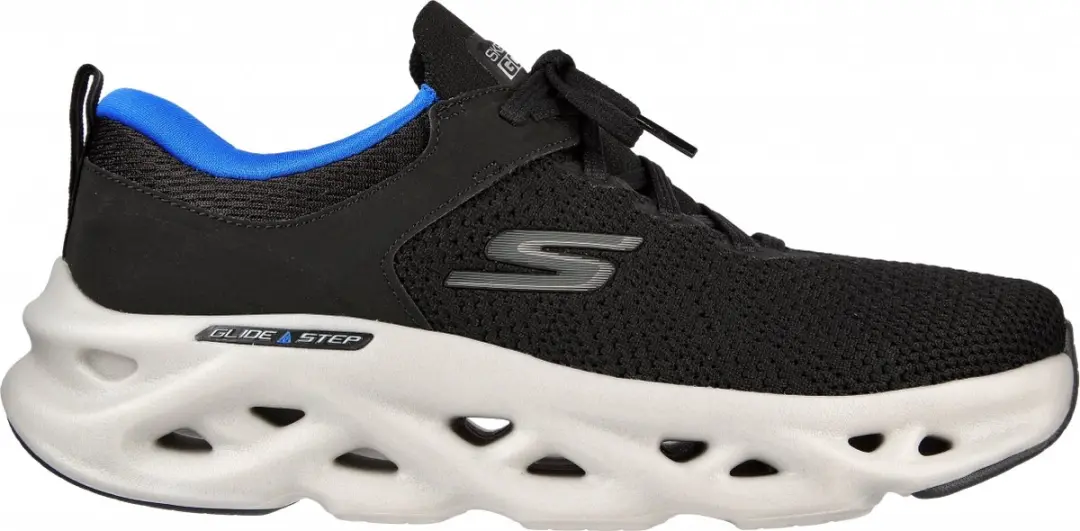 Skechers Go Run Swirl Tech-Dash Charge 220302-BKBL Hardloopschoenen - Zwart