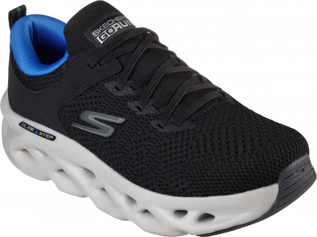 Skechers Go Run Swirl Tech-Dash Charge 220302-BKBL Hardloopschoenen - Zwart