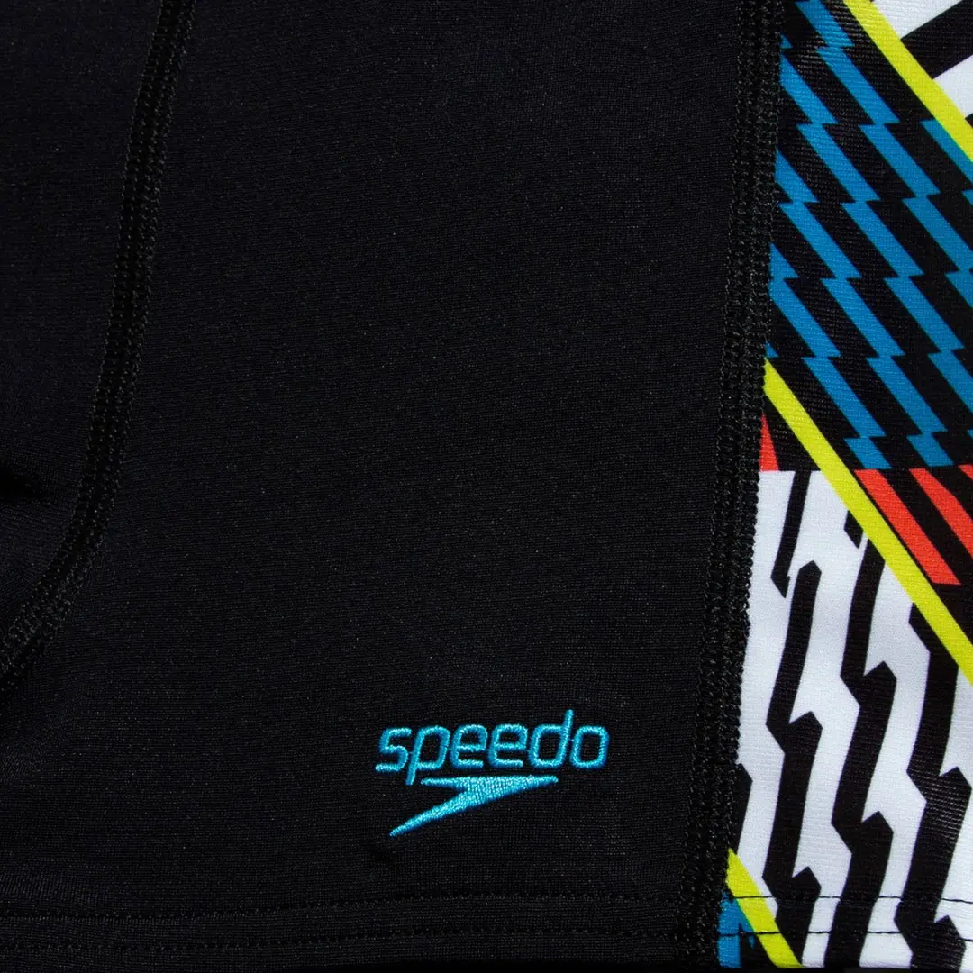 Speedo Sportzwembroek Jongens 128 - Zwart/Rood/Blauw/Wit