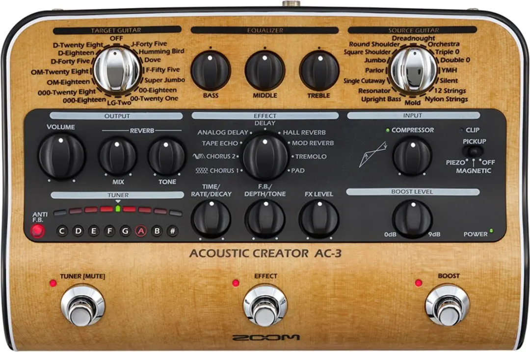 Zoom AC-3 Acoustic Creator Effect-unit