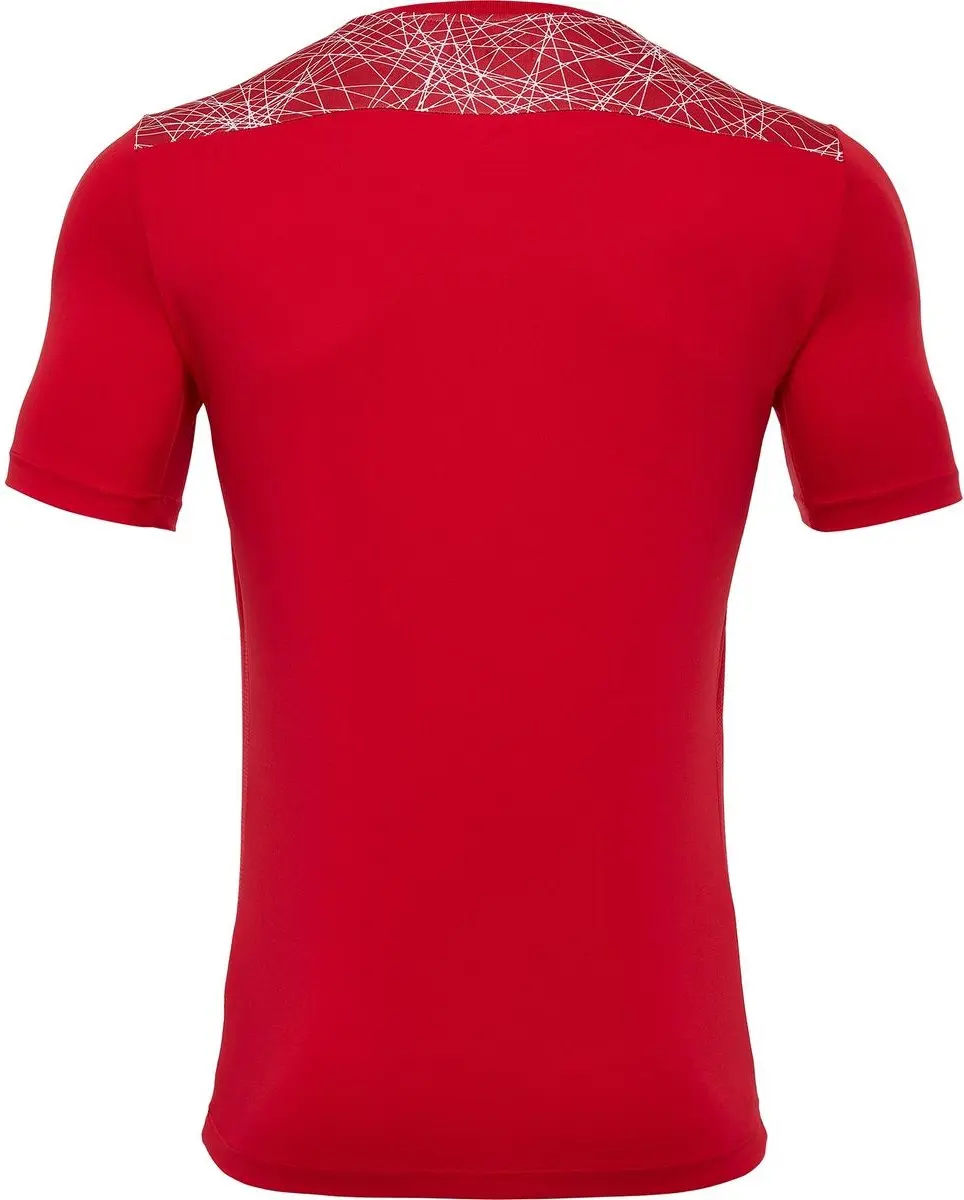 Macron Nash Shirt Kinderen - Rood/Wit - Maat 140