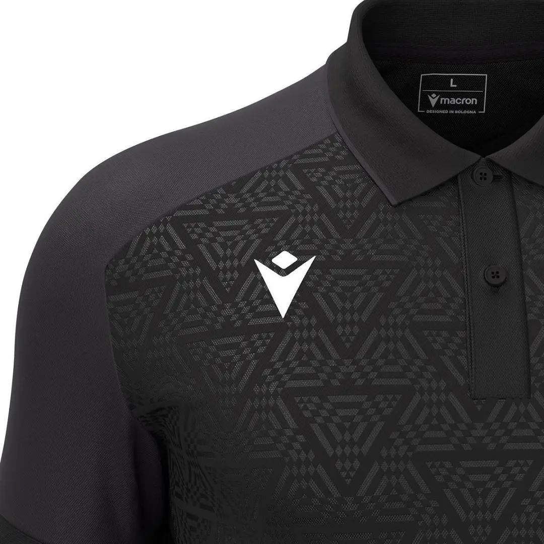 Macron Thunder Baldwin Polo Heren M - Zwart