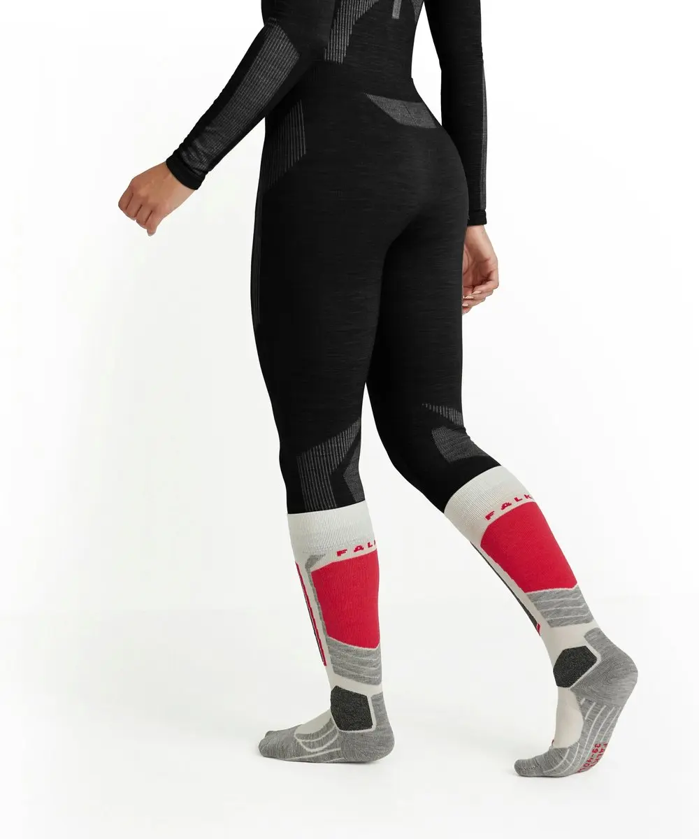 Falke Wool-Tech 3/4 Ondergoed Dames - S - Zwart