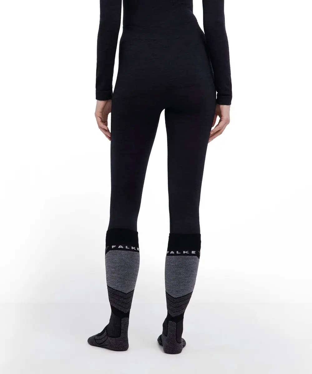 Falke Wool-Tech 3/4 Ondergoed Dames - S - Zwart