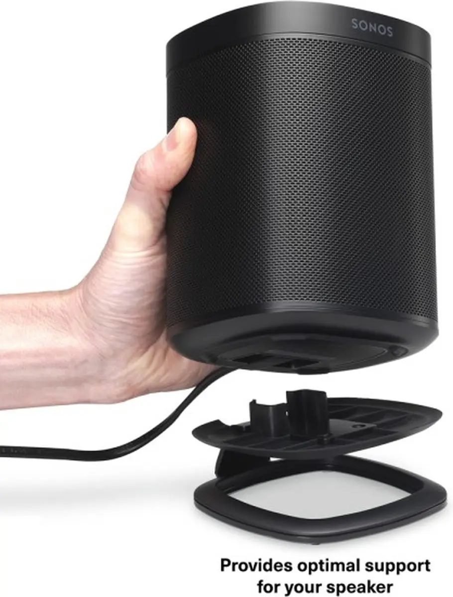 Flexson FLXS1DS1021 Tafelstandaard - Sonos One/Play:1 - Zwart - afbeelding 3 van 6