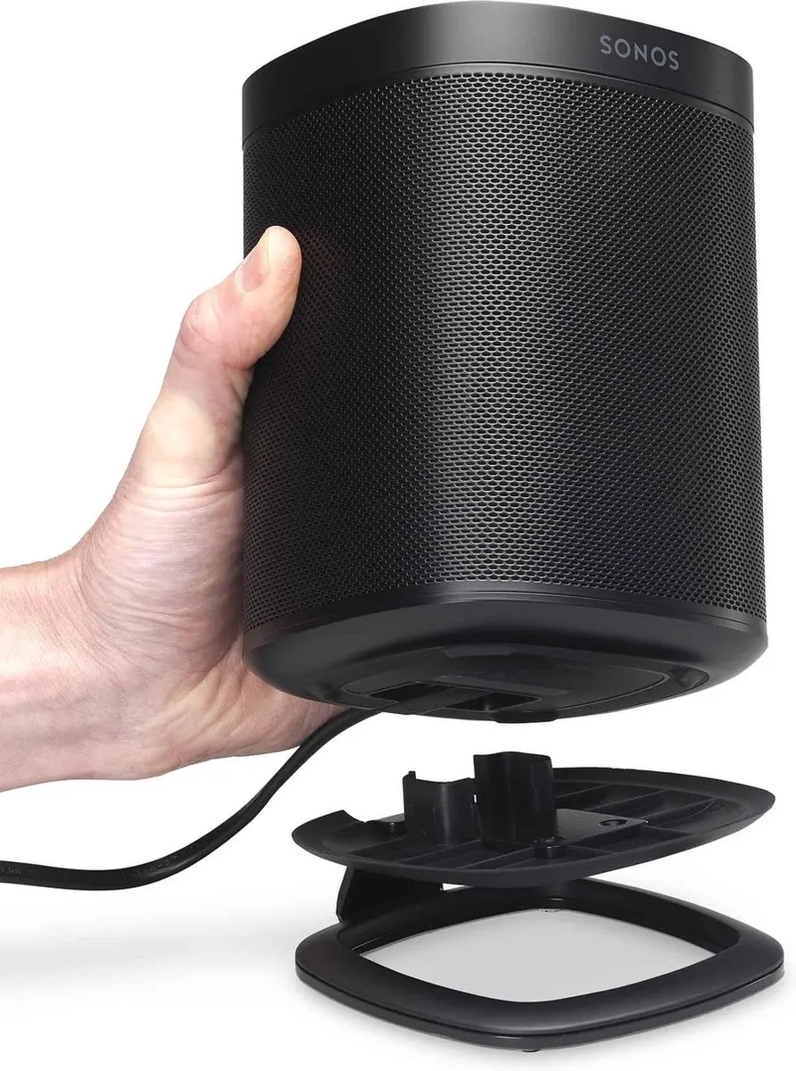 Flexson FLXS1DS1021 Tafelstandaard - Sonos One/Play:1 - Zwart - afbeelding 6 van 6