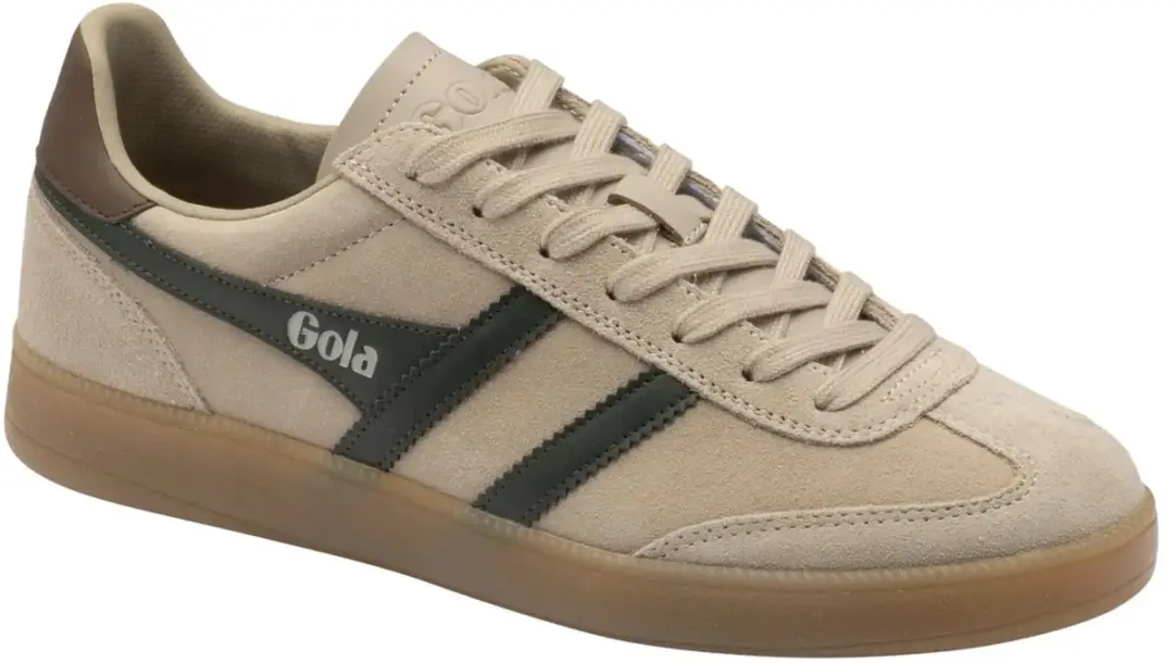 Gola Viper Baskets - 41 - Bone/Dark Khaki/Otter/Gum