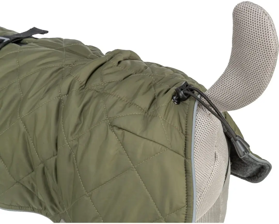 Trixie Hondenjas Minot Olijfgroen 55cm - Waterdicht