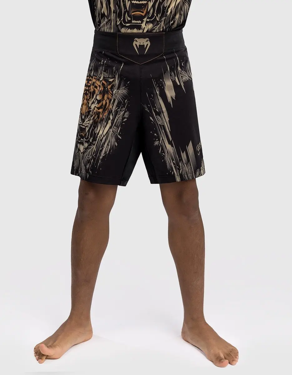 Venum Tiger Kids Fight Shorts 152cm - Zwart Neon Oranje