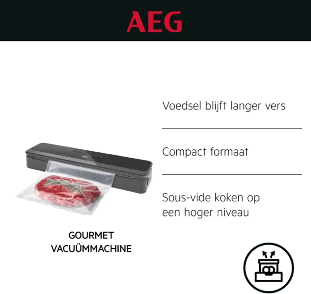 AEG VS4-1-4AG Vacuümzakmachine - Grijs - afbeelding 6 van 6