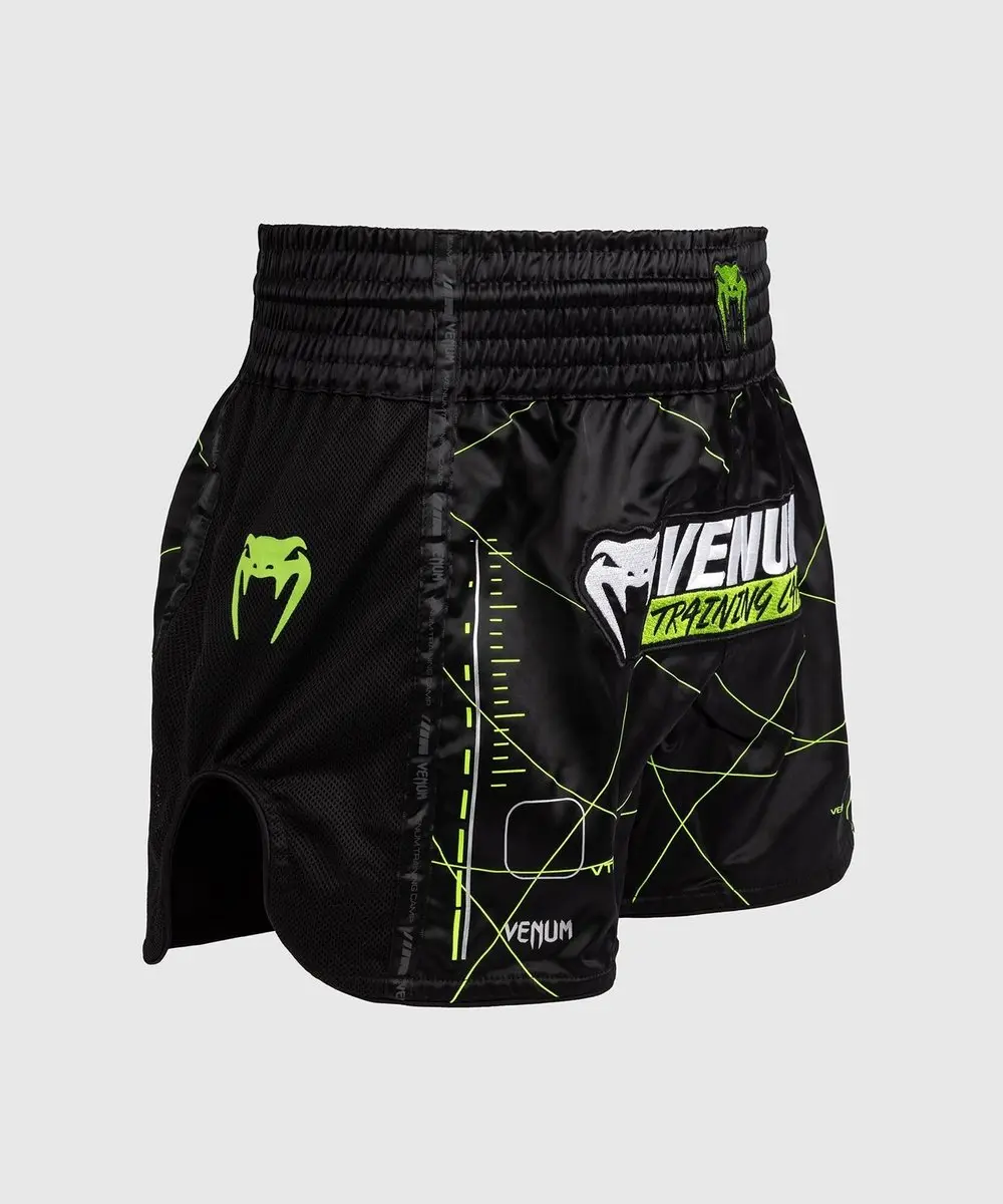 Venum Training Camp 4.0 Muay Thai Short - M - Zwart Neo Groen - afbeelding 6 van 6