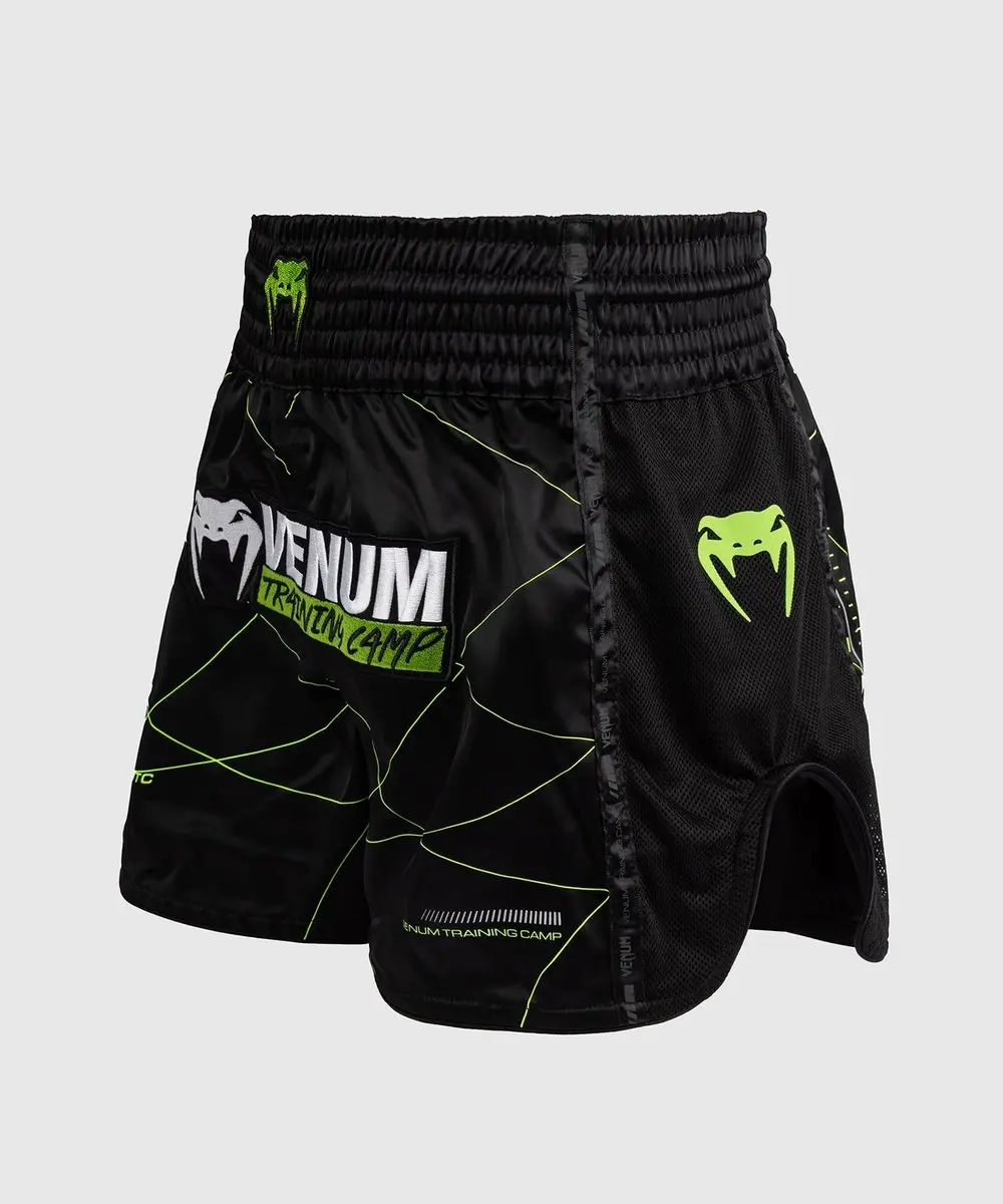Venum Training Camp 4.0 Muay Thai Short - M - Zwart Neo Groen
