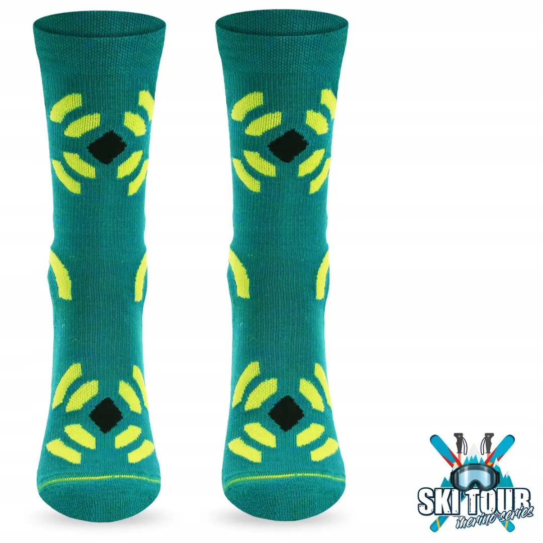 Comodo SKI3 Merino Winterskikousen 43-46 - Blauw