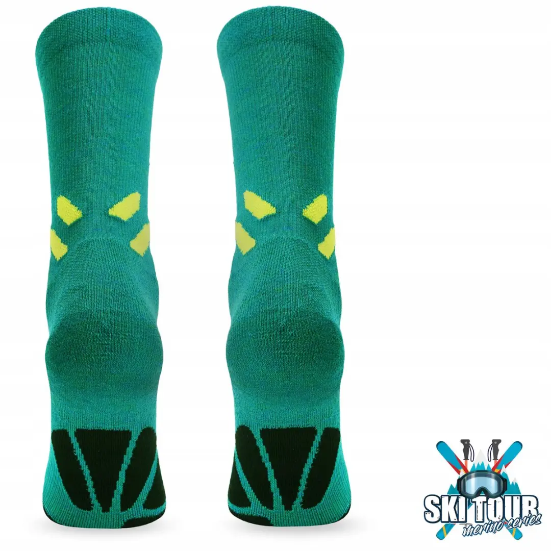 Comodo SKI3 Merino Winterskikousen 43-46 - Blauw