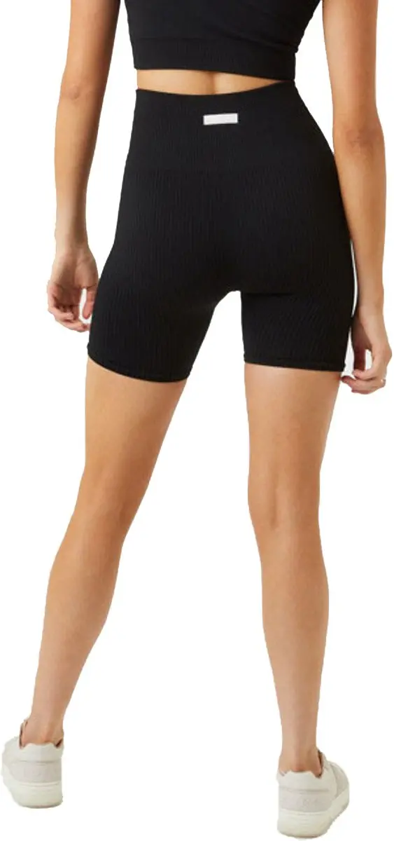 Björn Borg Studio Seamless Ribbed Short Dames - Maat S - Zwart