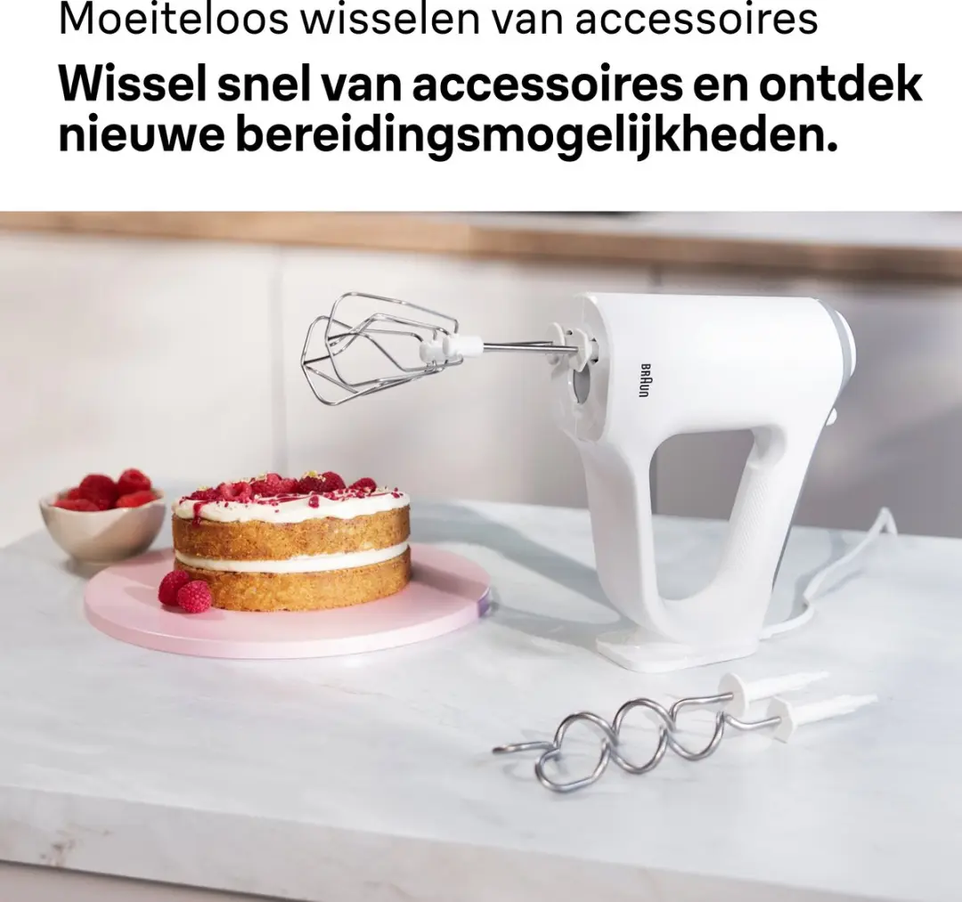 Braun MultiMix 3 HM3200WH Handmixer 500W - Wit