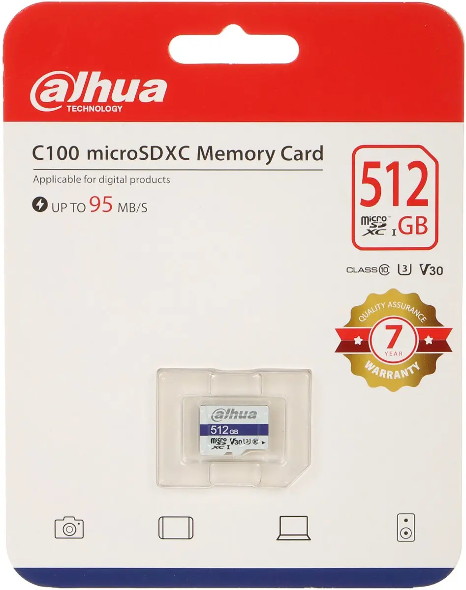 Dahua C100 512GB MicroSD - SDXC V30