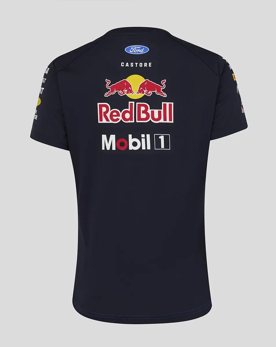 Castore Oracle Red Bull Racing Dames Shirt 2026 - S - Max Verstappen/Isack Hadjar