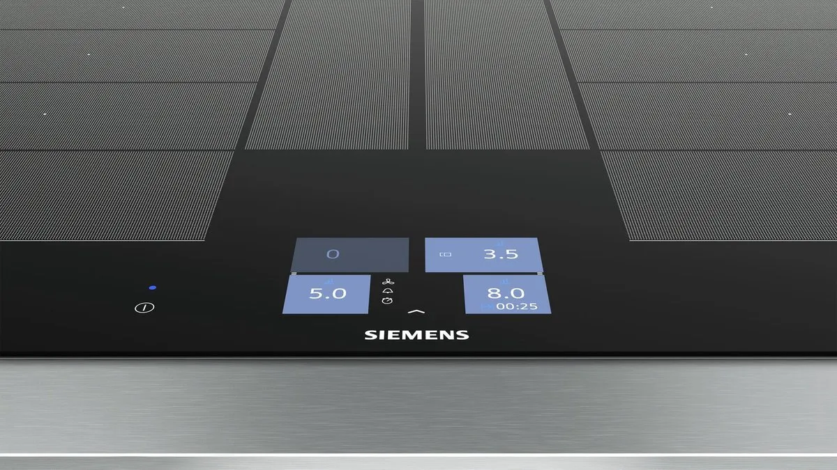 Siemens EX875KYW1E Inductiekookplaat 4 Zones - 7,6 kW - Zwart