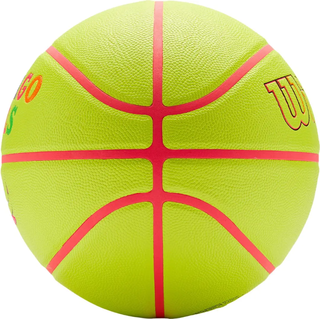 Wilson NBA Chi Bulls Basketbal Maat 7 - Neon Geel